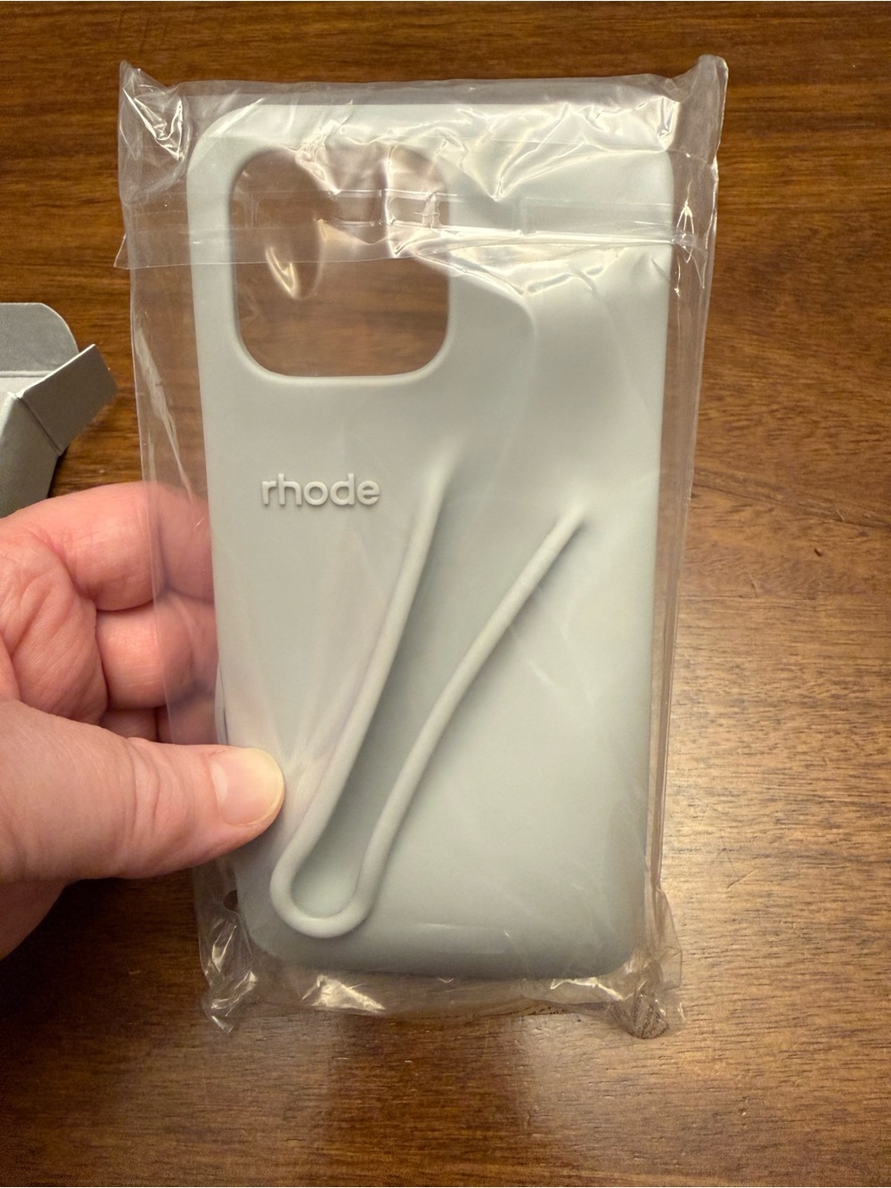 NEW rhode Silicone Phone Case in Light Gray for iPhone Pro Max 6.9”